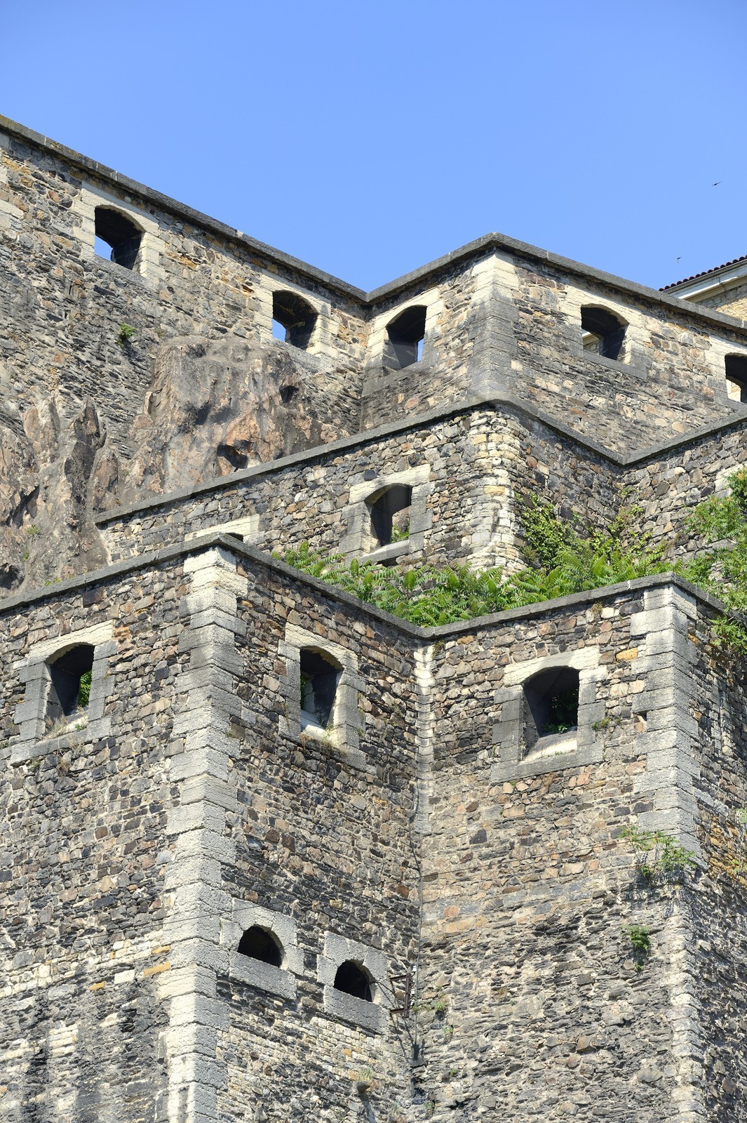 France, Rhône (69), Lyon, site historique classé Patrimoine Mondial de l'UNESCO, quartier de la Croix-Rousse, le fort Saint-Jean qui domine la Saône