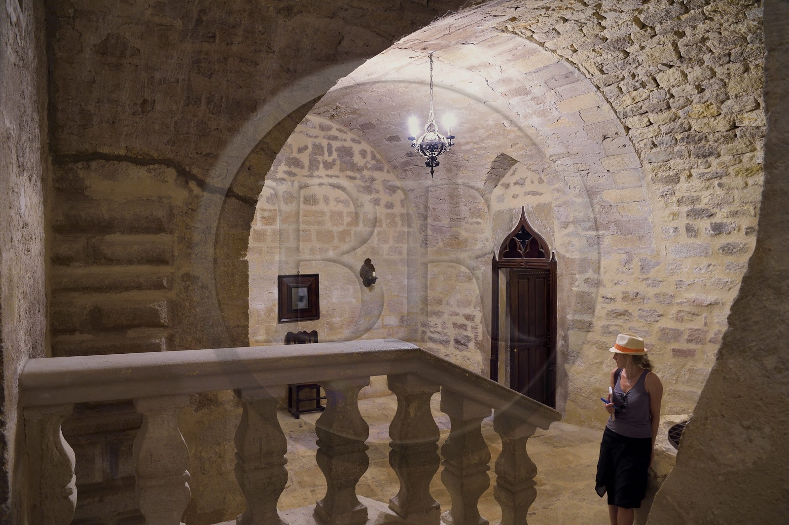 France, Vaucluse (84), Parc Naturel Regional du Luberon, Ansouis, labellisé Les Plus Beaux Villages de France, le chateau d'Ansouis