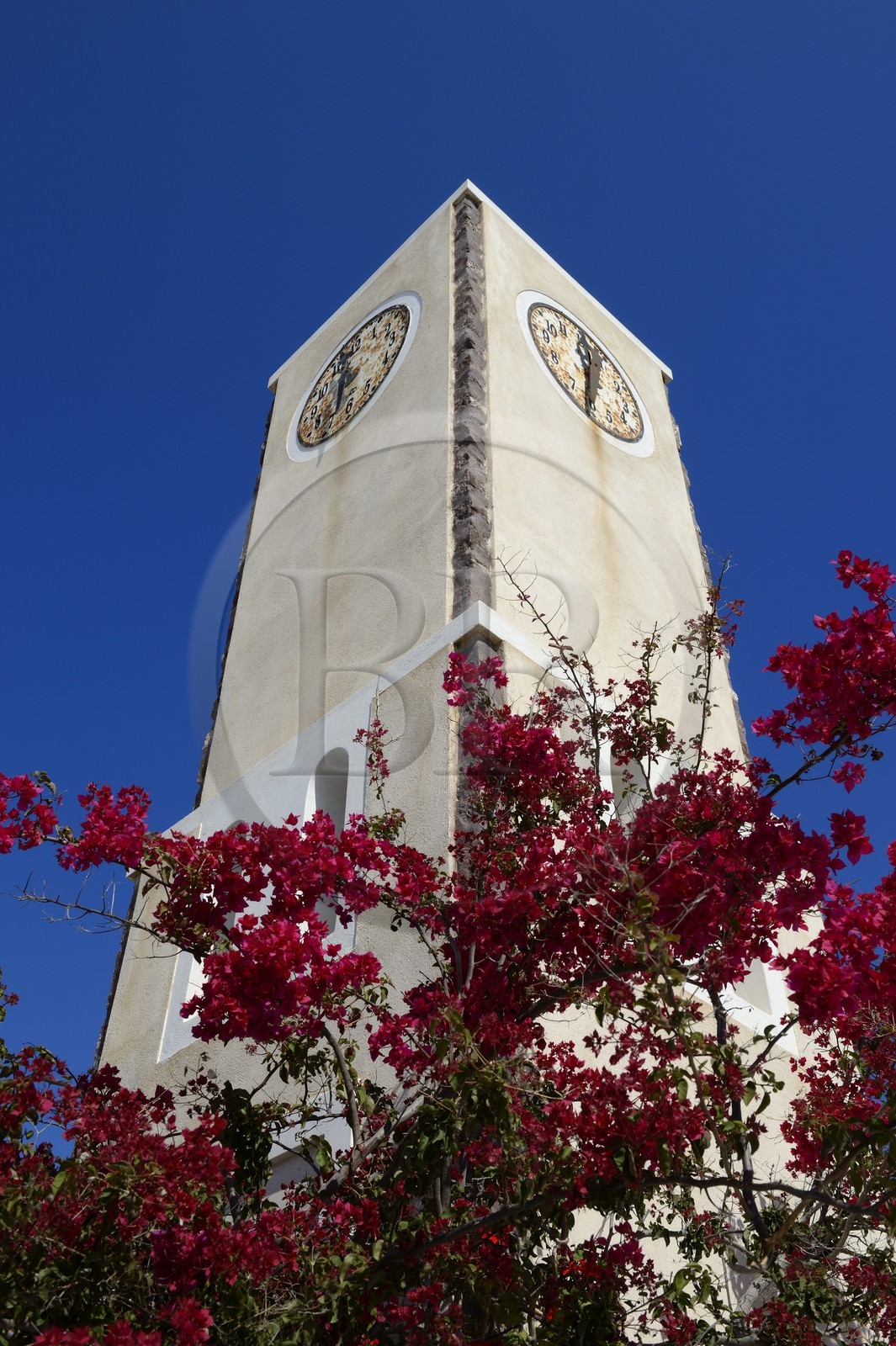 Grèce, Les Cyclades, mer Égée, île de Santorin (Thira ou Théra), village de Oia