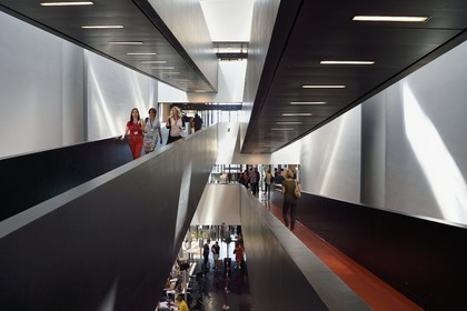 France, Bas-Rhin (67), Strasbourg, quartier européen, le Parlement européen, batiment Louise-Weiss