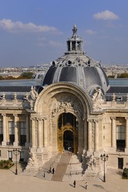 France, Paris (75), Petit Palais de l' architecte Charles Girault (Exposition universelle de 1900)