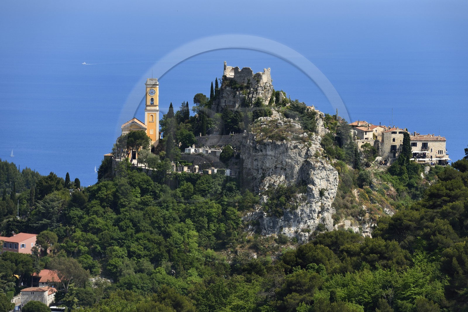 France, Alpes-Maritimes (06), le village perché d'Eze