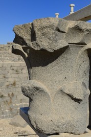 Israel, district Nord, Galilée, l'Etoile du Jourdain, la forteresse croisée de Belvoir tenue par les Hospitaliers entre 1168 et 1189