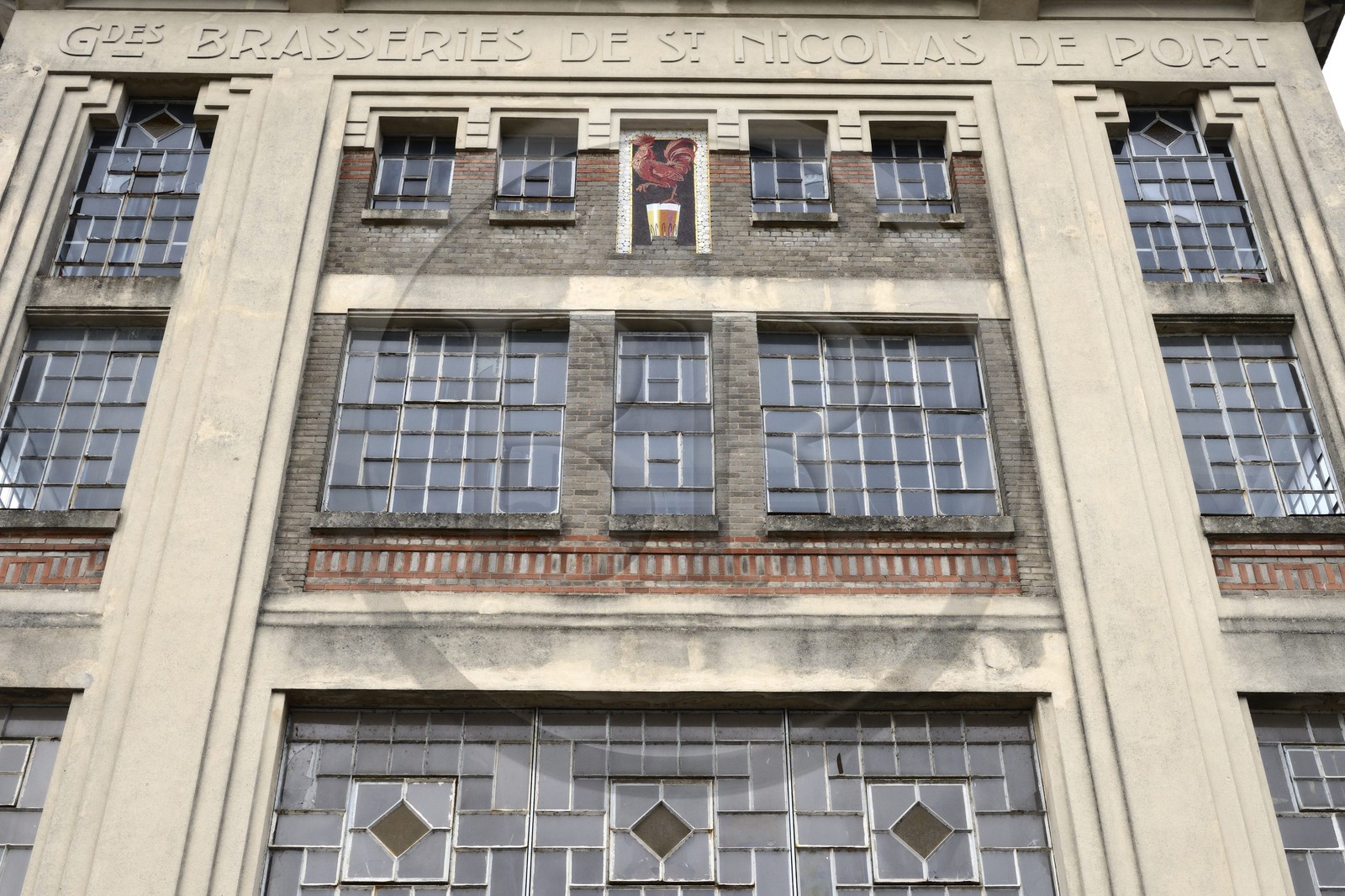 France, Meurthe-et-Moselle (54), Saint-Nicolas-de-Port, le Musée français de la brasserie installé dans une ancienne brasserie industrielle dont le bâtiment de 1931 de l'architecte Fernand César est un exemple de l'architecture industrielle Art déco