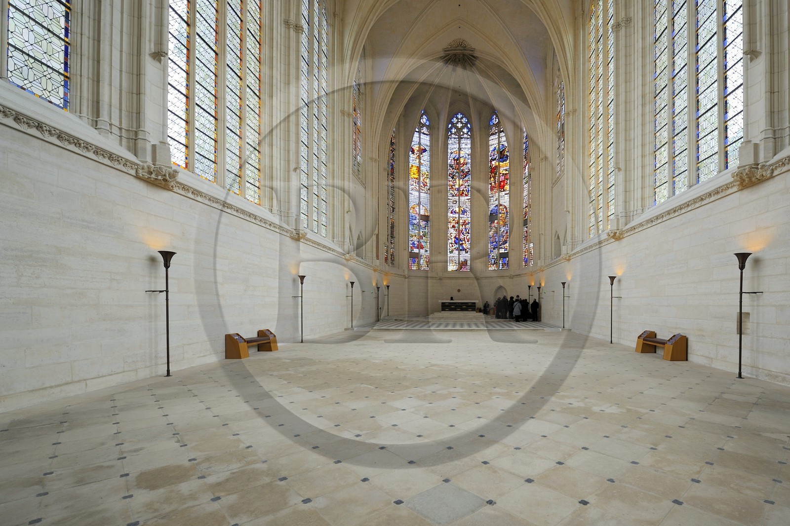 France, Val-de-Marne (94), Vincennes, le château de Vincennes, la Sainte Chapelle