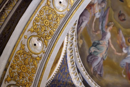 Italie, Toscane, Florence, centre historique classé Patrimoine Mondial de l'UNESCO, Palazzo Della Gherardesca, palace 5 étoiles Four Seasons Hotel Firenze, la chapelle du Cardinal, incrustations de coquillages en nacre