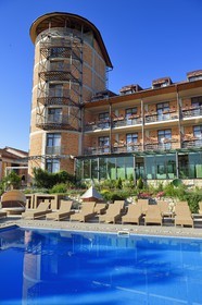 Géorgie, Kakheti, Telavi, Savaneti hotel