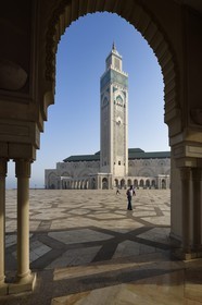 Maroc, Casablanca, Grande Mosquée Hassan II
