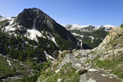 France, Alpes-Maritimes (06), parc national du Mercantour, Haute-Vésubie, randonnée dans le vallon de la Madone de Fenestre
