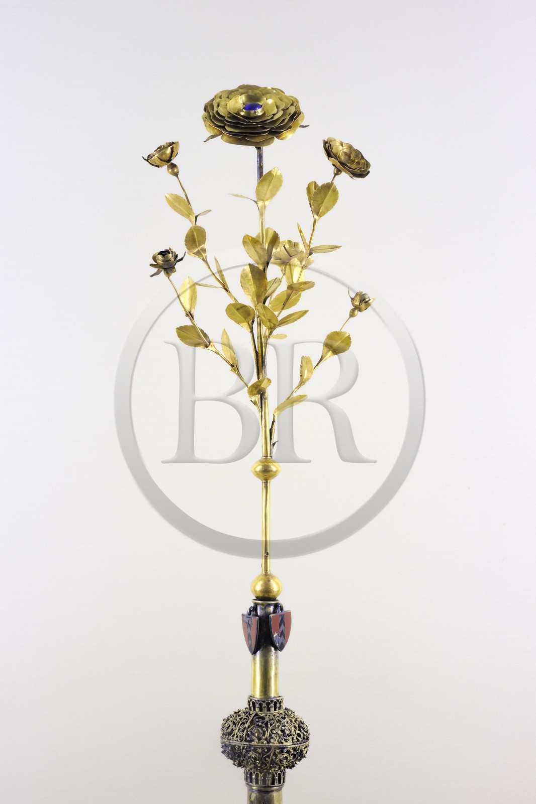 France, Paris (75), musée du Moyen-Age, ancien hôtel de Cluny, la Rose d'Or, 14ème siècle