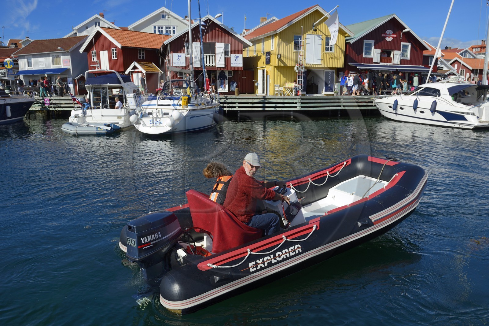 Suède, Västra Götaland, port de Smögen