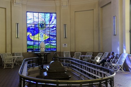 France, Vosges (88), Station thermale de Vittel, la source Hépar