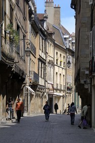 France, Côte d'Or (21), Dijon, rue médiévale de la verrerie