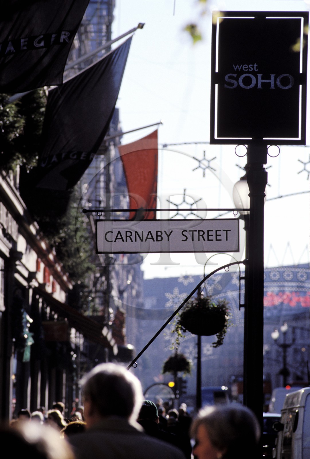 Royaume-Uni, Londres, Regent Street dans le quartier de Carnaby