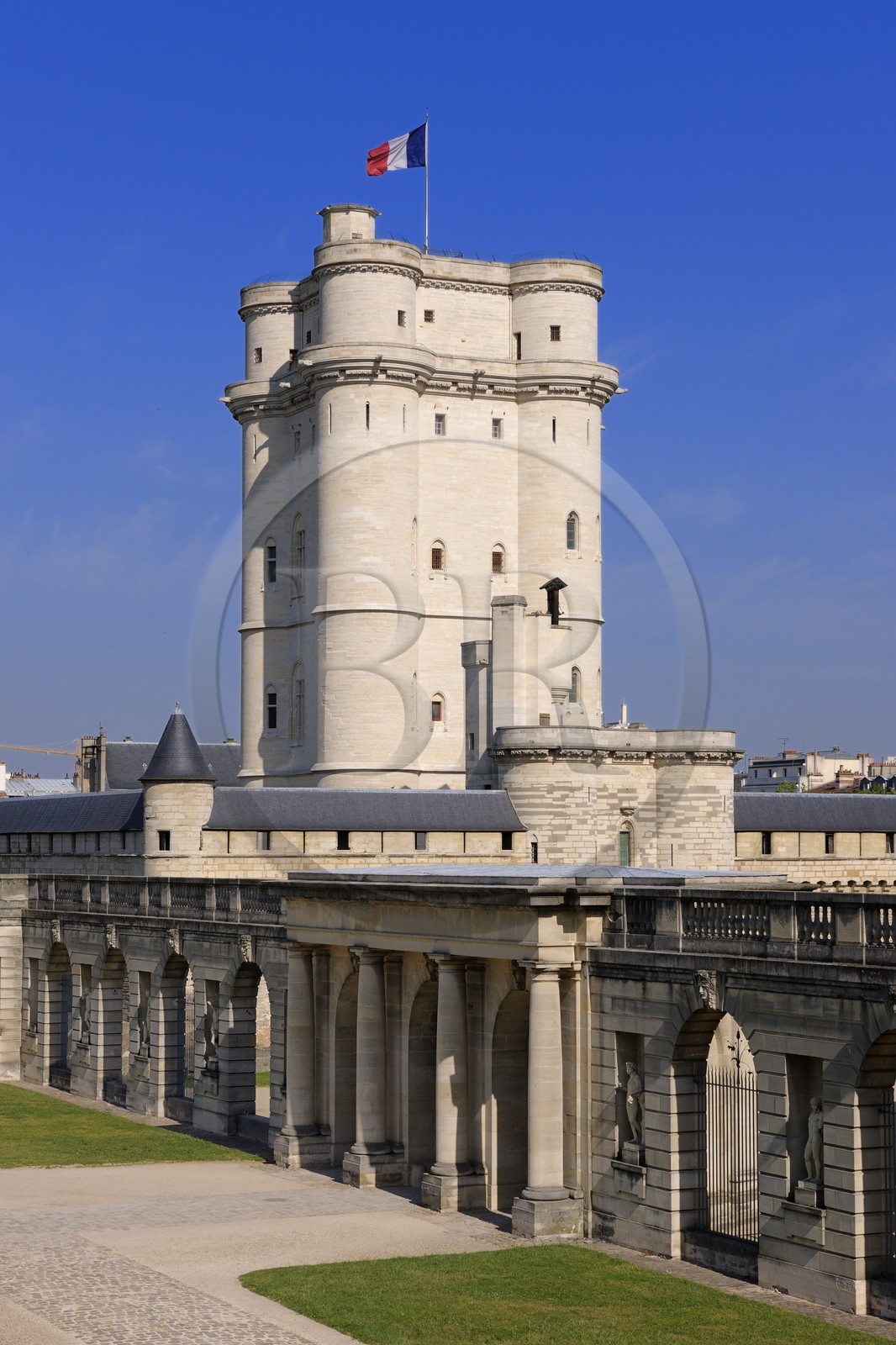 France, Val-de-Marne (94), Vincennes, le château de Vincennes, le donjon