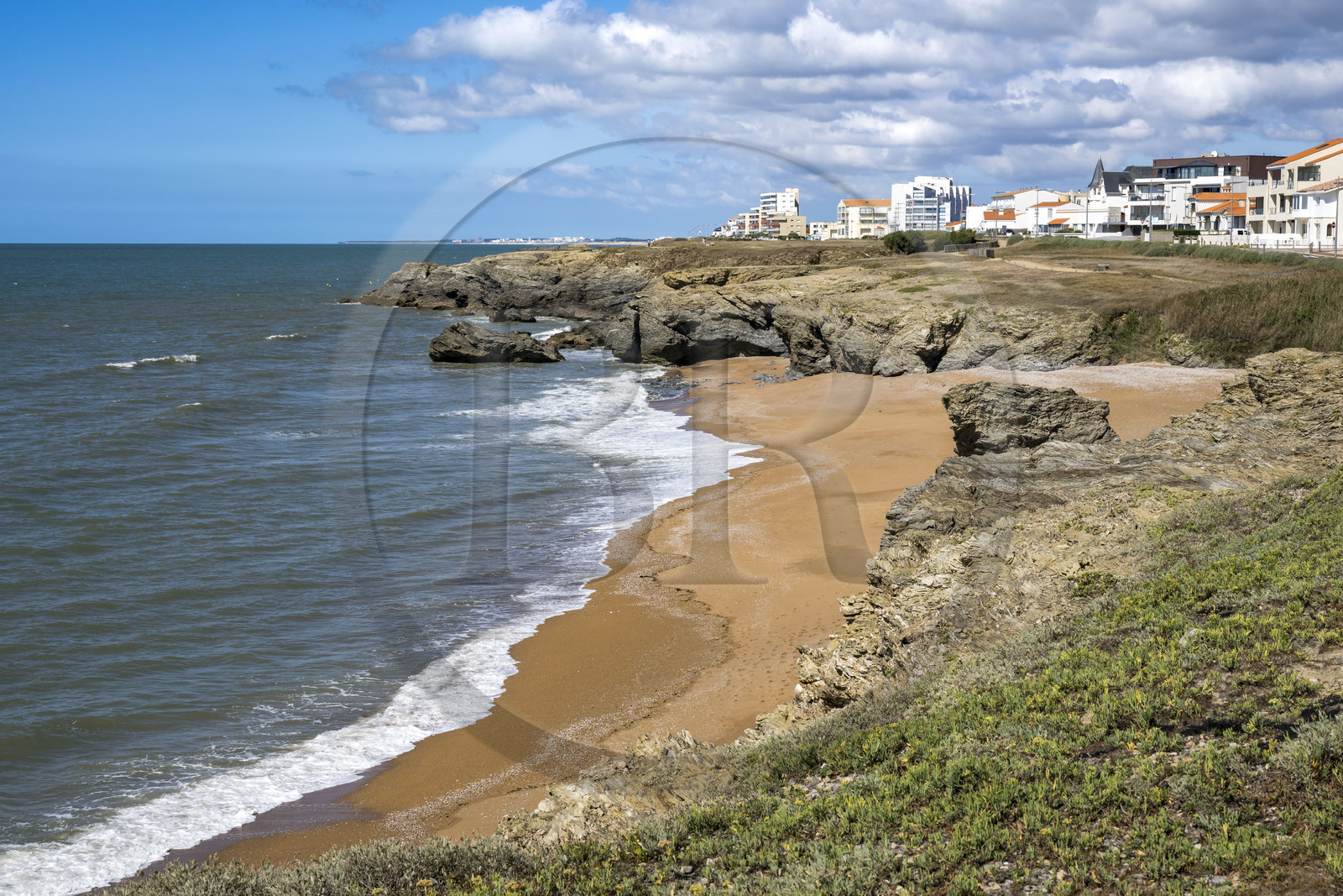 France, Vendée (85), Saint-Hilaire-de-Riez, la Corniche vendéenne