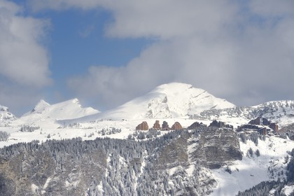 France, Haute-Savoie (74), Avoriaz sur les hauteurs de Morzine