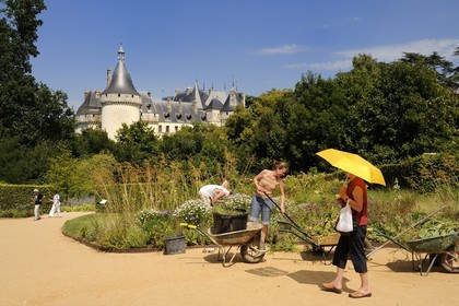 France, Loir-et-Cher (41), Vallée de la Loire classée Patrimoine Mondial de l'UNESCO, château de Chaumont-sur-Loire, festival international des jardins de Chaumont