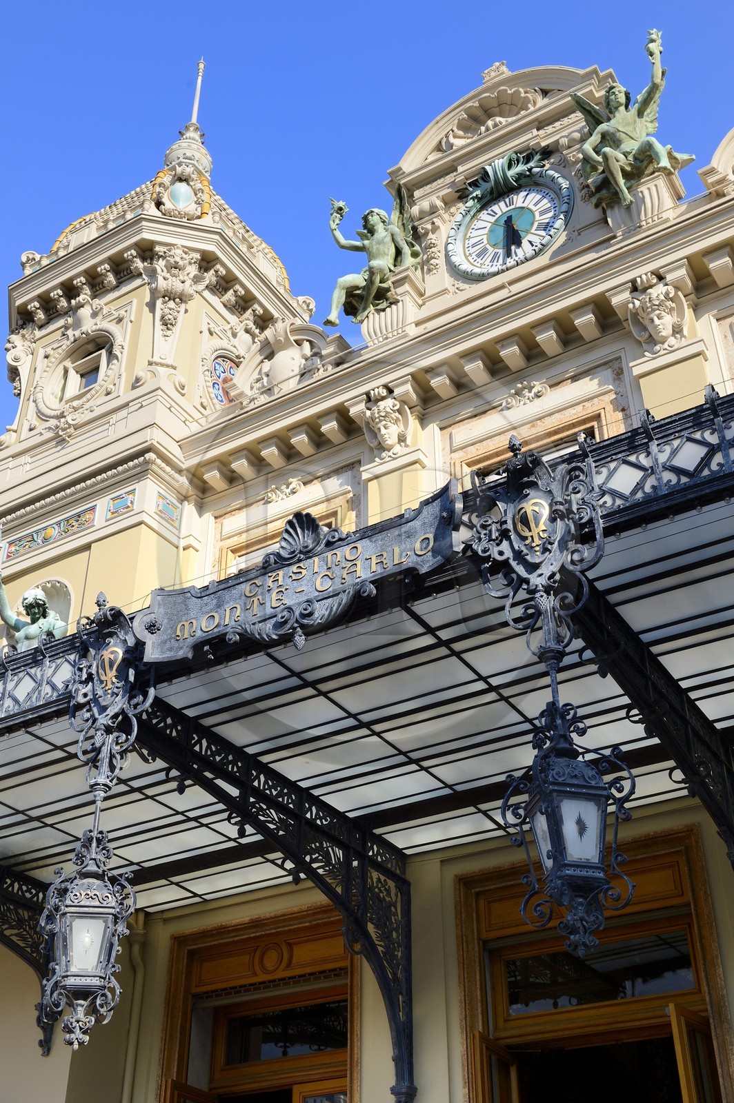 Principauté de Monaco, Monaco, Monte-Carlo, Société des Bains de Mer de Monaco, place du casino, le casino, Mention obligatoire : Société des Bains de Mer de Monaco