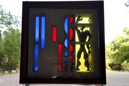 France, Bouches-du-Rhône (13), Marseille, oeuvre architecturale de Le Corbusier, classée Patrimoine Mondial de l'UNESCO, la Cité Radieuse par l'architecte Le Corbusier, le Modulor