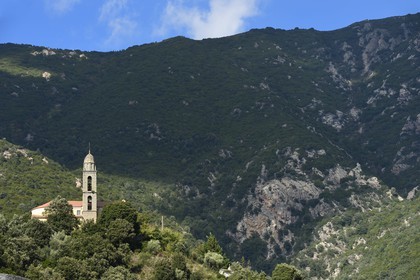 France, Corse-du-Sud (2A), Vallée du Prunelli, église d'Ocana