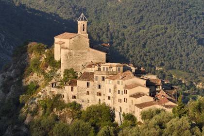 France, Alpes-Maritimes (06), le village perché de Peillon
