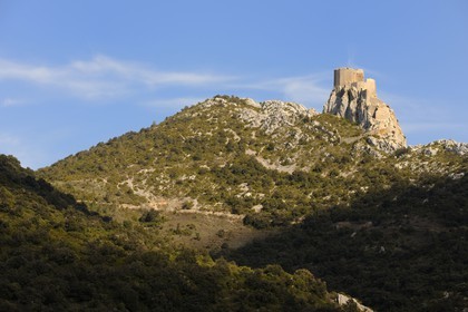 France, Aude (11), Pays Cathare, le château de Quéribus