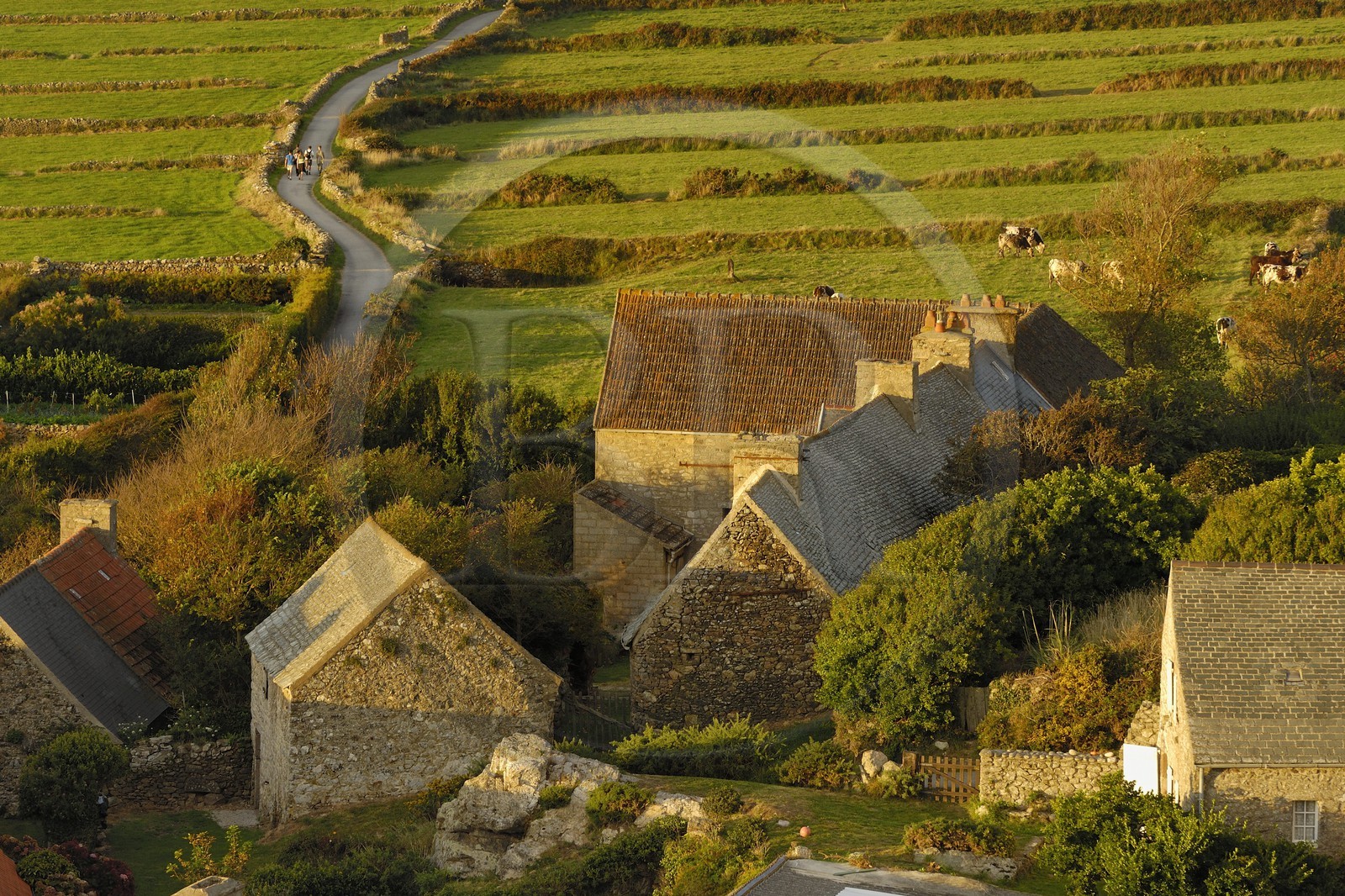 France, Manche (50), Cap de la Hague, le hameau de la Roche