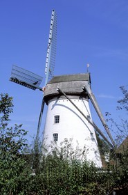 Belgique, Flandre Occidentale, Wervick, moulin de la brasserie Moriaen