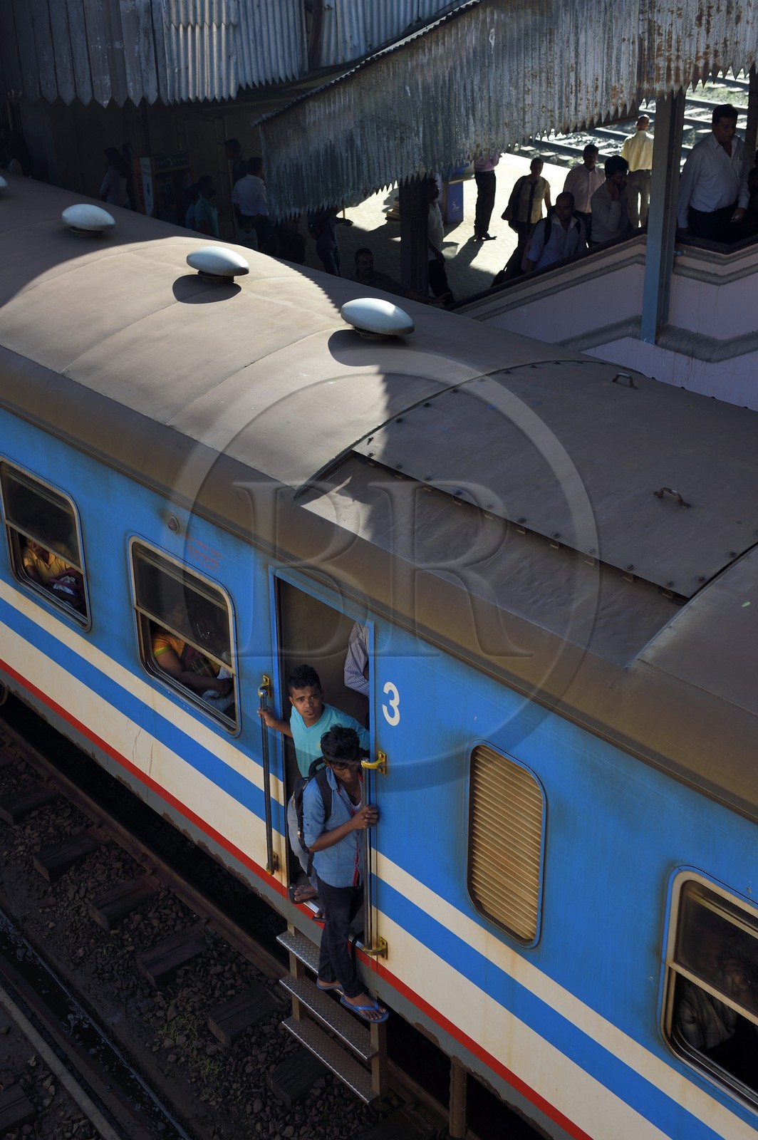 Sri Lanka, Colombo, gare de Maradana