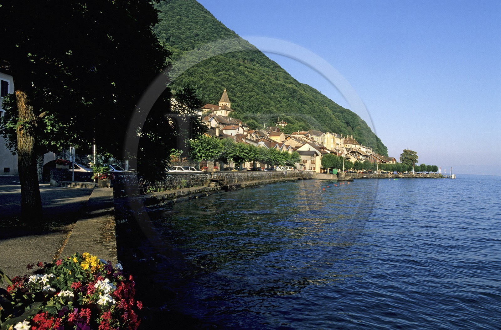 France, Haute-Savoie (74), Lac Léman, village de Meillerie