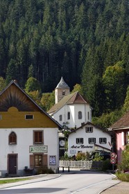 France, Vosges (88), Le Valtin, village de la haute-vallée de la Meurthe
