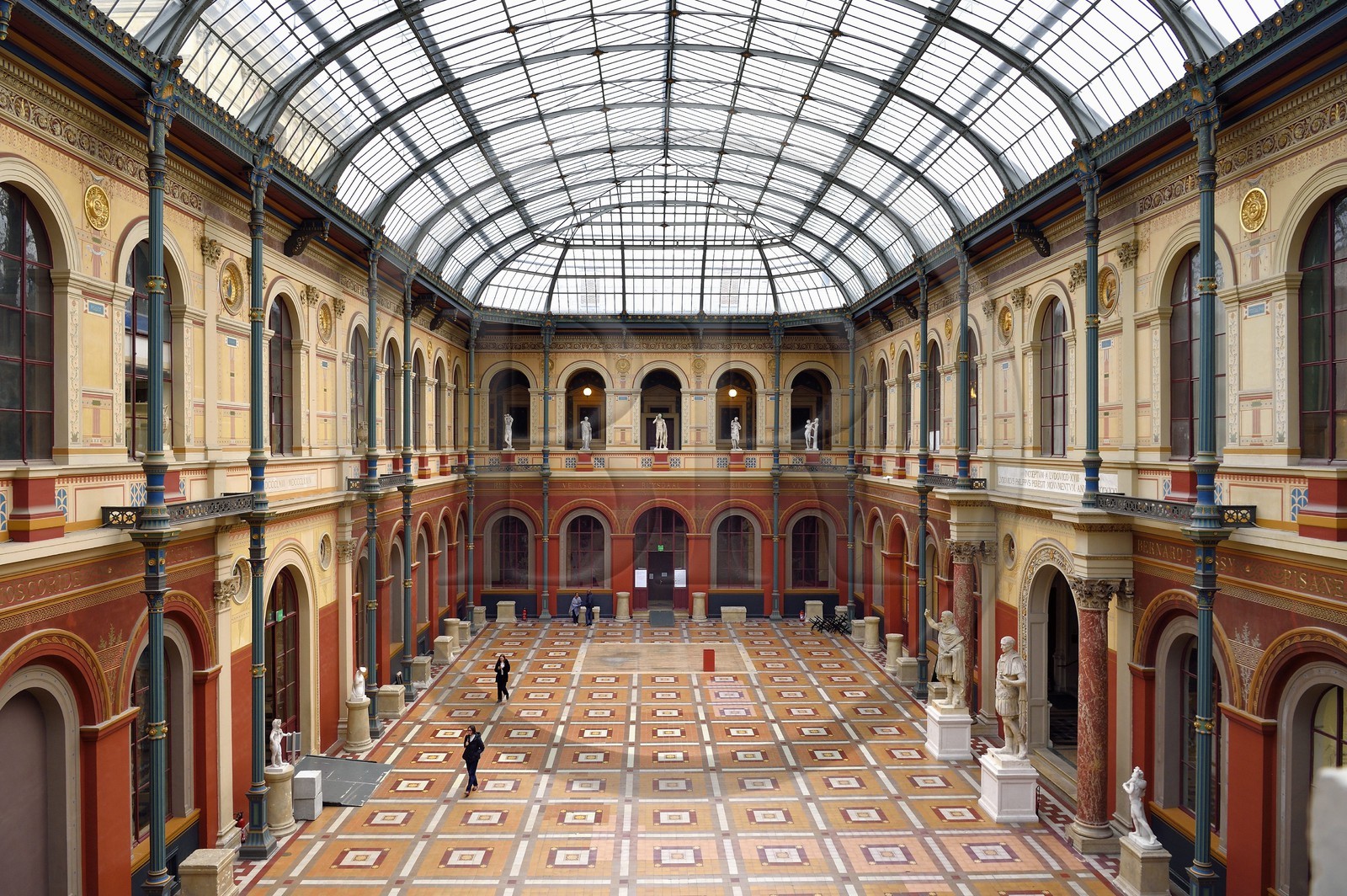 France, Paris (75), quartier de Saint-Germain-des-Prés, Ecole nationale supérieure des Beaux-Arts, le Palais des Etudes