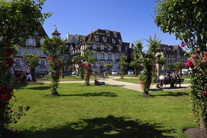 France, Calvados (14), Pays d'Auge, Deauville, l'Hotel Normandy Barriere