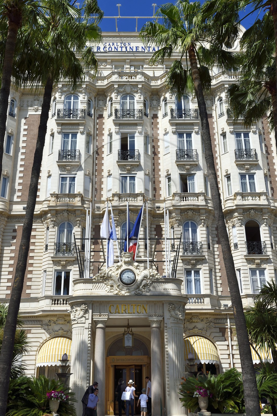 France, Alpes-Maritimes (06), Cannes, le palace du Carlton sur le boulevard de la Croisette
