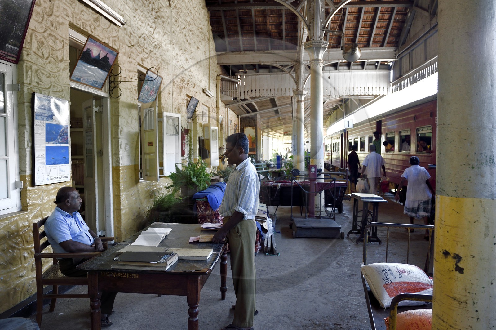 Sri Lanka, Province d'Uva, Gare de Badulla