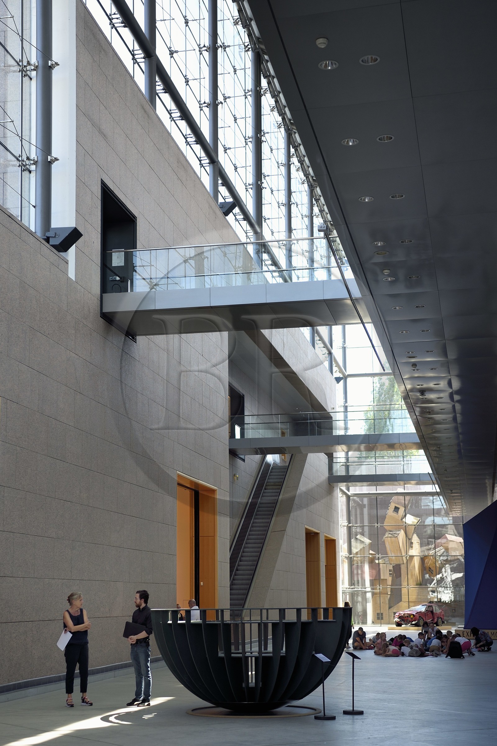 France, Bas-Rhin (67), Strasbourg, Musée d'Art Moderne et Contemporain de Strasbourg (MAMCS) de l'architecte Adrien Fainsilber