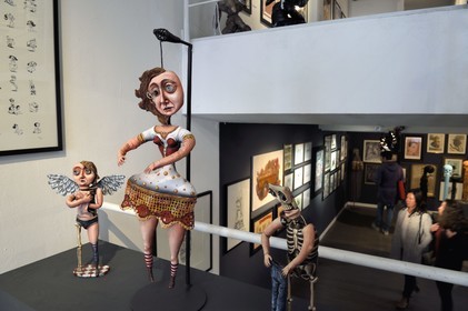 France, Paris, galerie Arts Factory, galerie d'Art contemporain, oeuvre de l'artiste Sophie Herniou