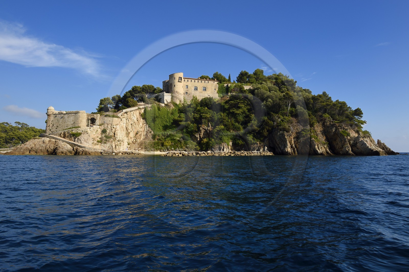 France, Var (83), Bormes les Mimosas, Fort de Brégançon, résidence officielle du président de la République