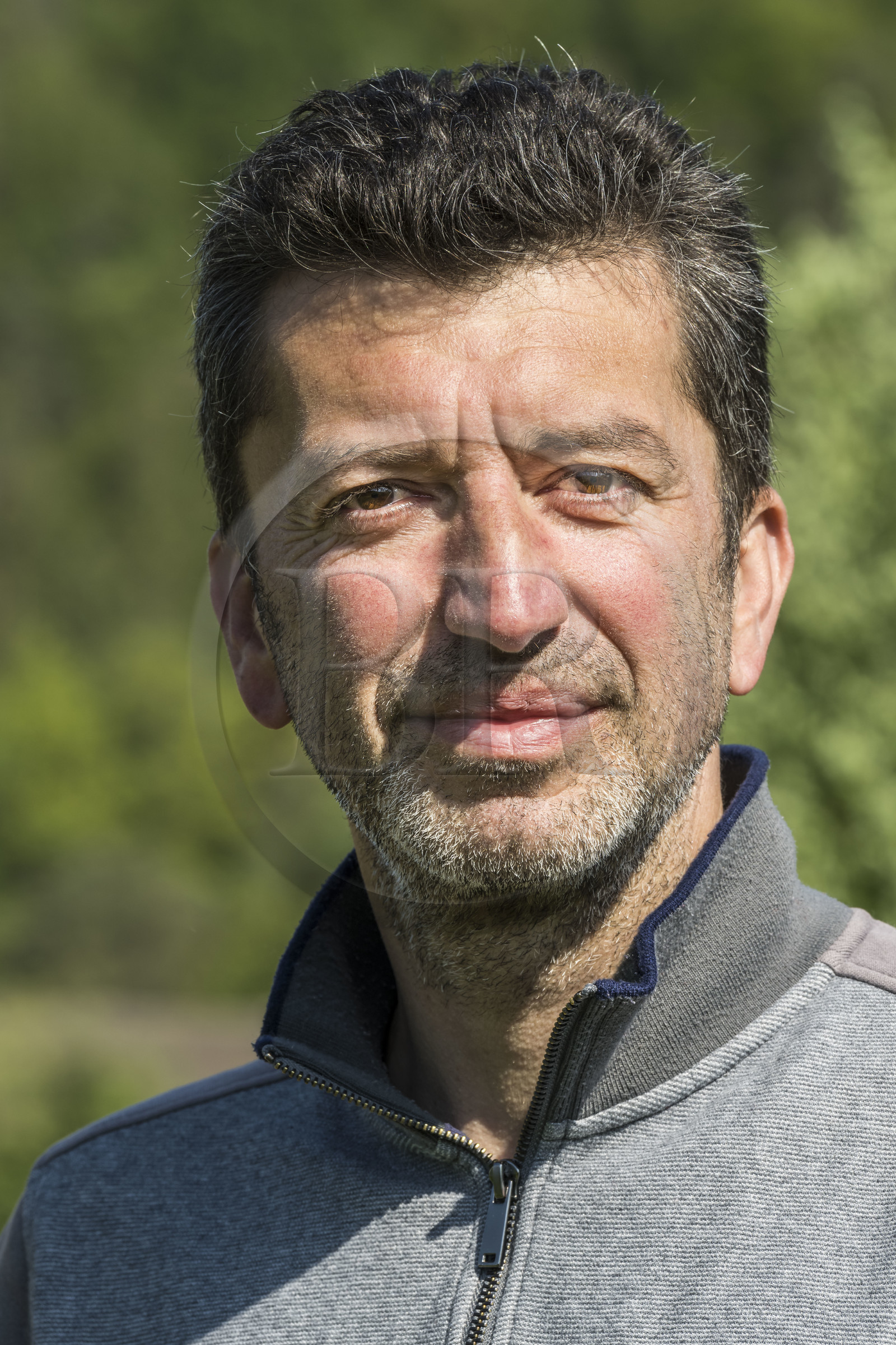 France, Bas-Rhin (67), Parc naturel régional des Vosges du Nord, Obersteinbach, le jardin écologique Hymenoptera créé par Sébastien Heim pour favoriser la présence d’insectes