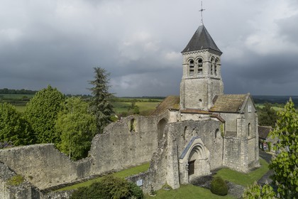 France, Yvelines (78), Montchauvet, l'église Sainte Marie-Madeleine