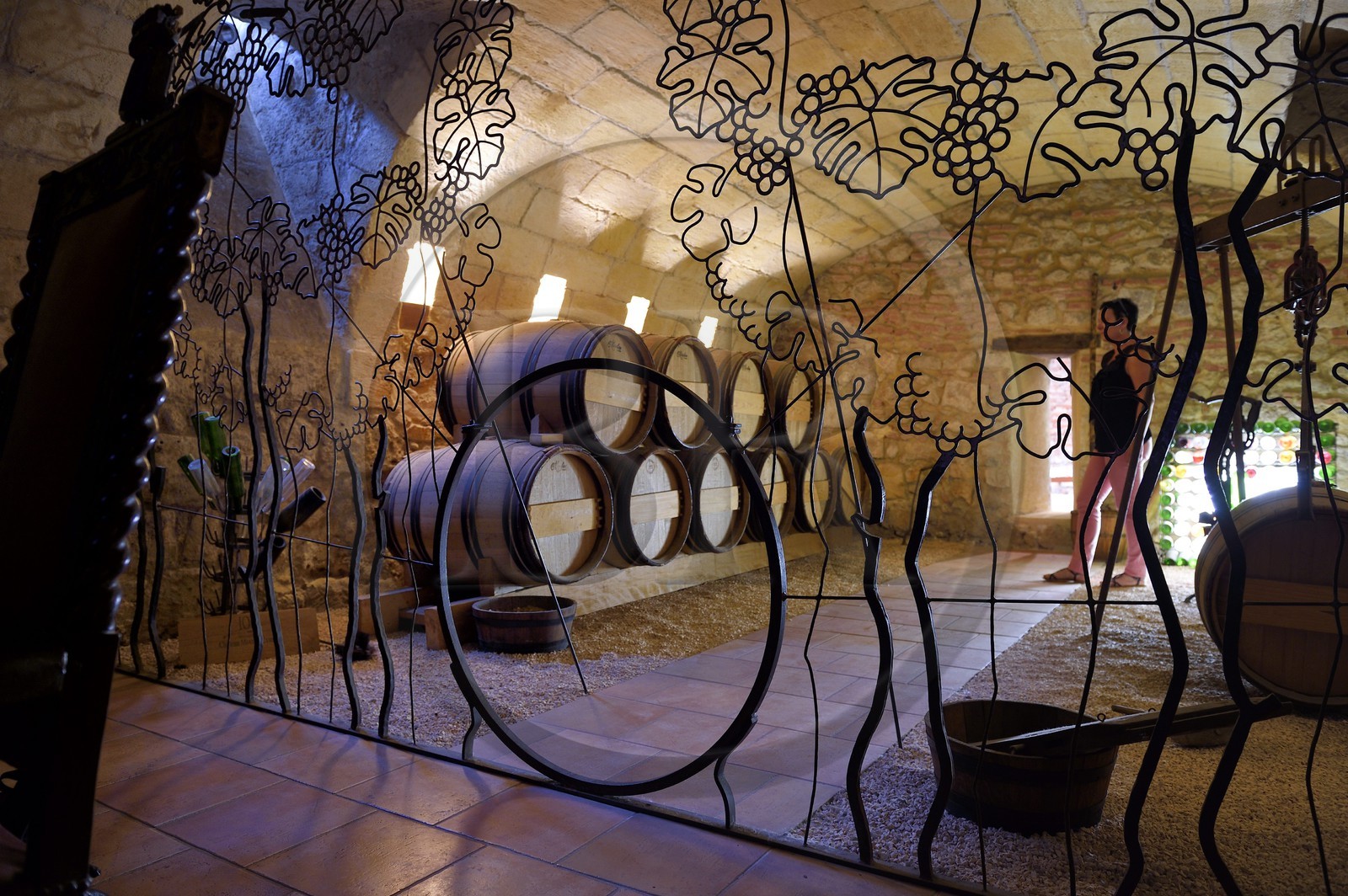 France, Dordogne (24), Périgord Pourpre, Bergerac, la Maison des Vins de Bergerac dans l'ancien Cloitre des Recollets