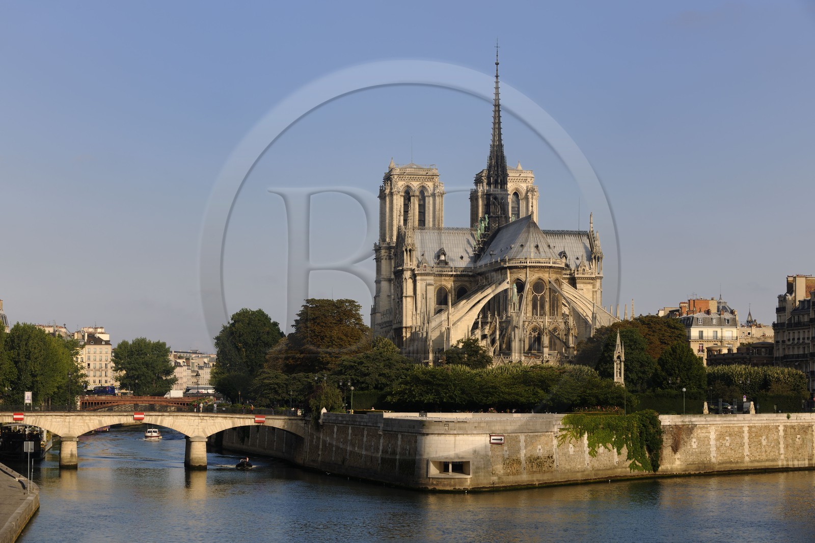 France, Paris (75), les rives de la Seine, classées Patrimoine Mondial de l'UNESCO, la cathédrale Notre-Dame