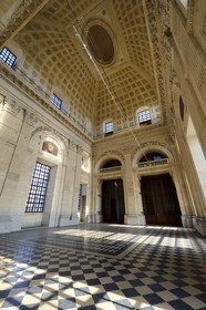 France, Rhône (69), Lyon, site historique classé Patrimoine Mondial de l'UNESCO, l'hôpital de l'Hôtel Dieu, Grand dôme