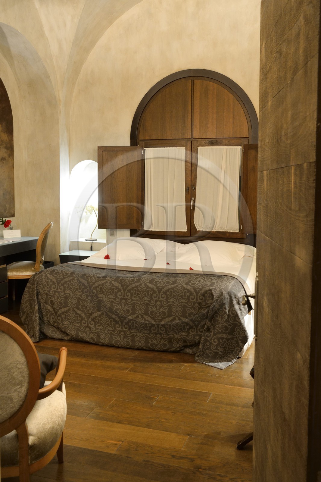 Espagne, Andalousie, Cordoue, hotel Hospes Palacio del Bailio, chambre