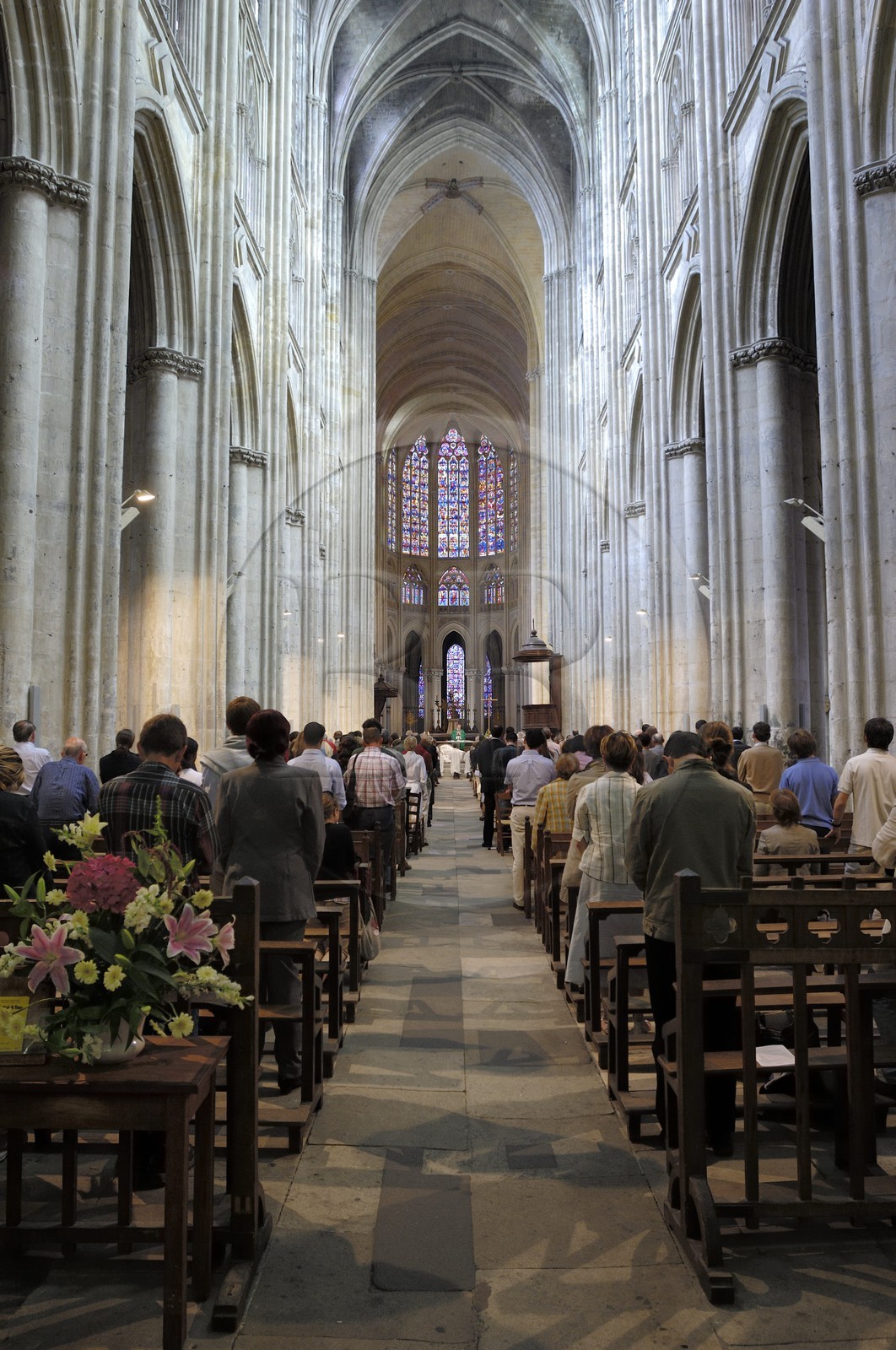 France, Indre et Loire (37), Tours, la cathédrale Saint-Gatien