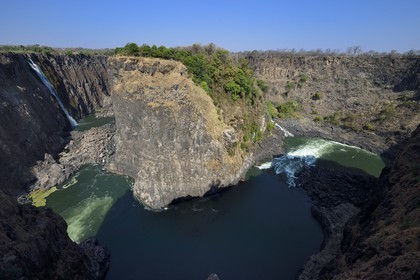 Zimbabwe, province de Matabeleland septentrional, fleuve Zambèze, les Chutes Victoria, classées Patrimoine Mondial de l'UNESCO