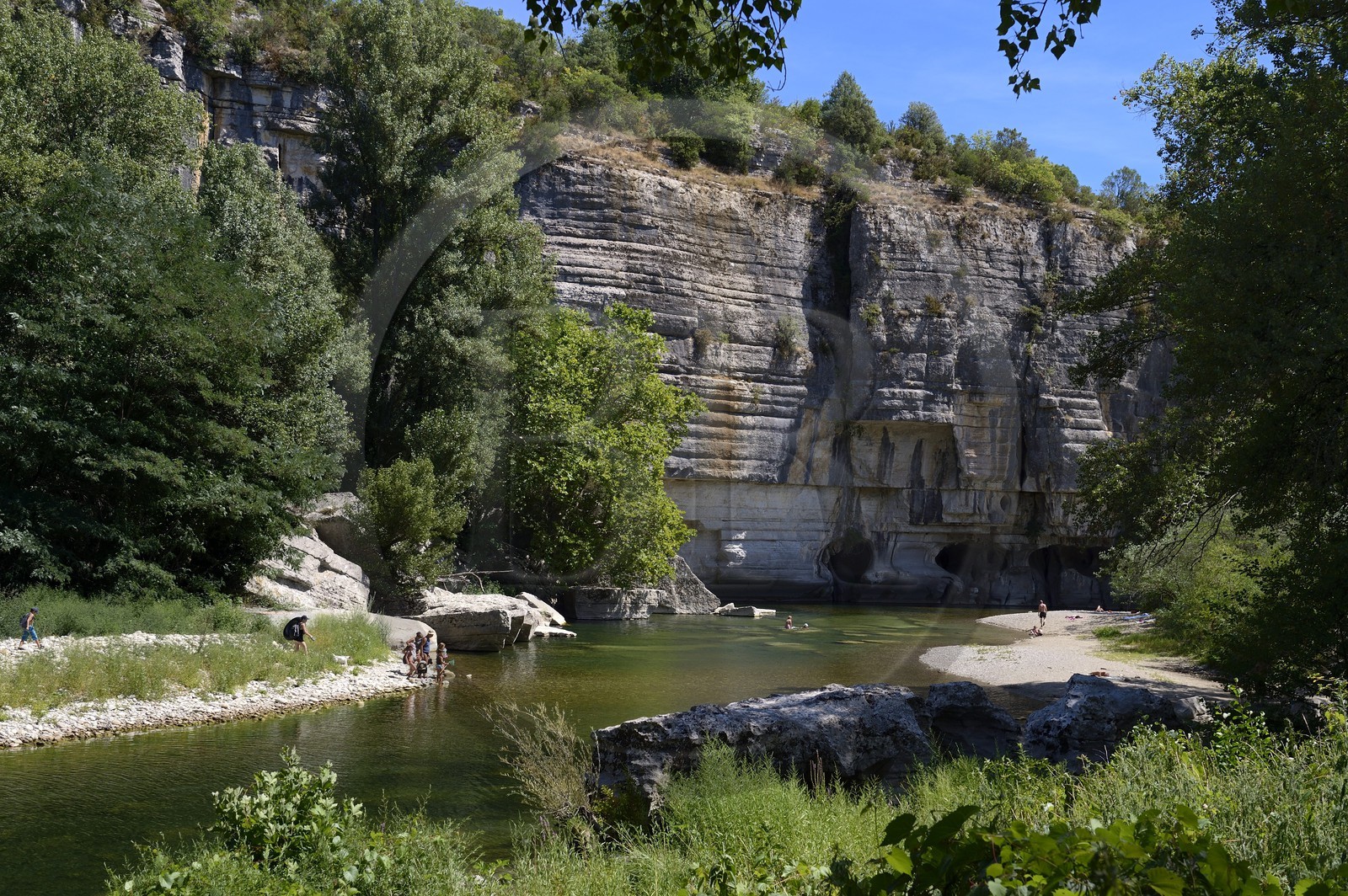 France, Ardèche (07), Gorges de l'Ardèche, Labeaume, gorges de la rivière La Beaume