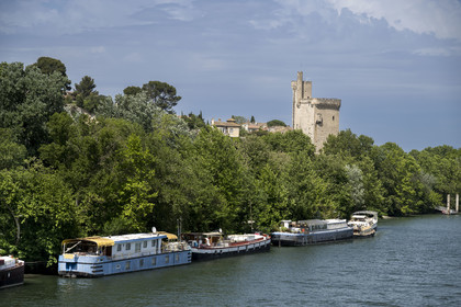 France (30), Gard, Villeneuve-lès-Avignon, la tour Philippe Le Bel du XIVe siècle