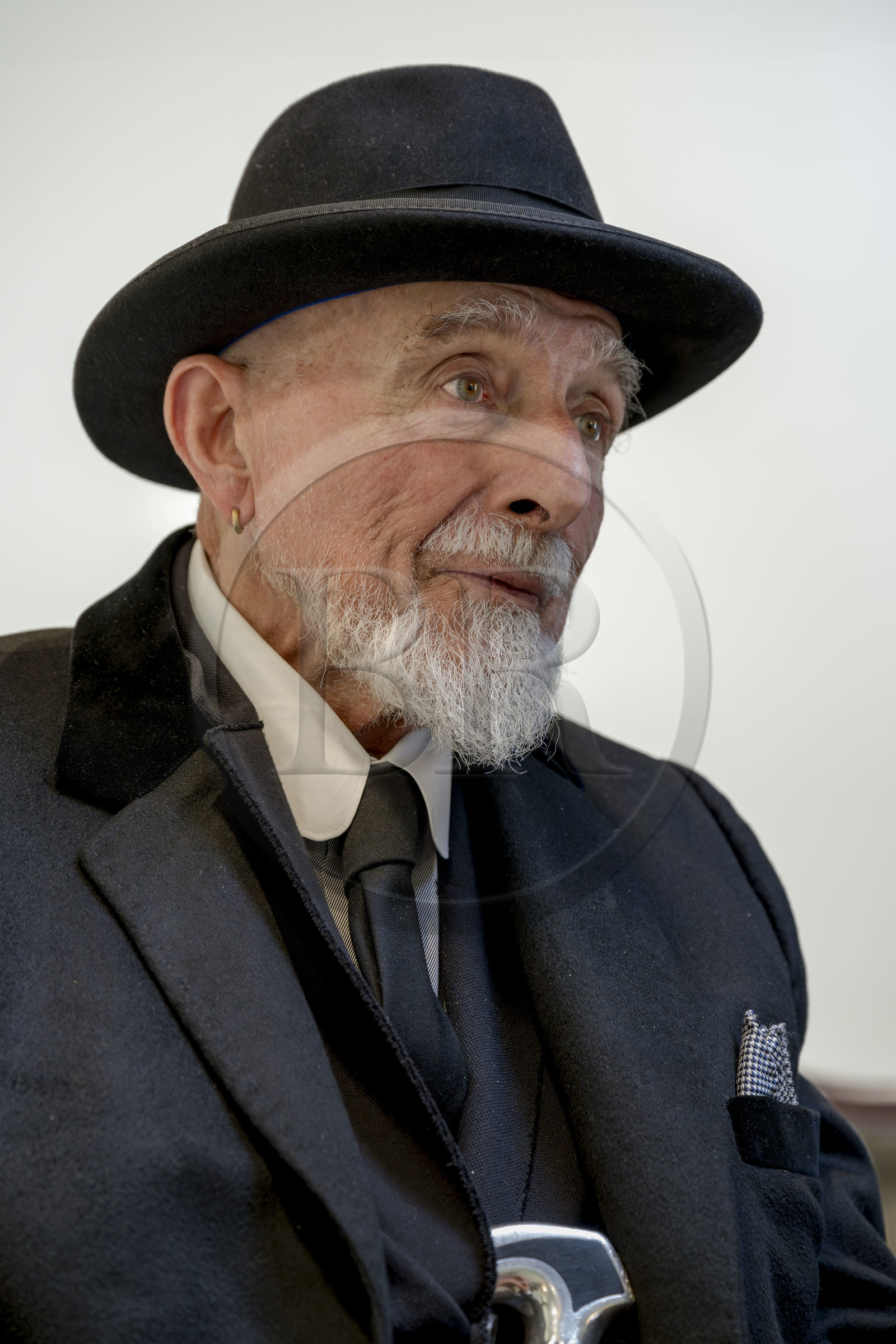 France, Paris (75), Musée Maillol, le peintre et sculpteur allemand Markus Lüpertz lors de son exposition en dialogue avec l'oeuvre d'Aristide Maillol